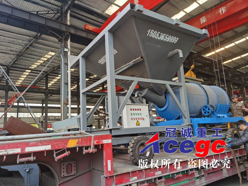 移動式轉(zhuǎn)筒|圓筒|滾筒洗砂機(jī)發(fā)往濱州